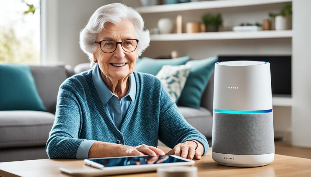 wireless ai monitoring elderly