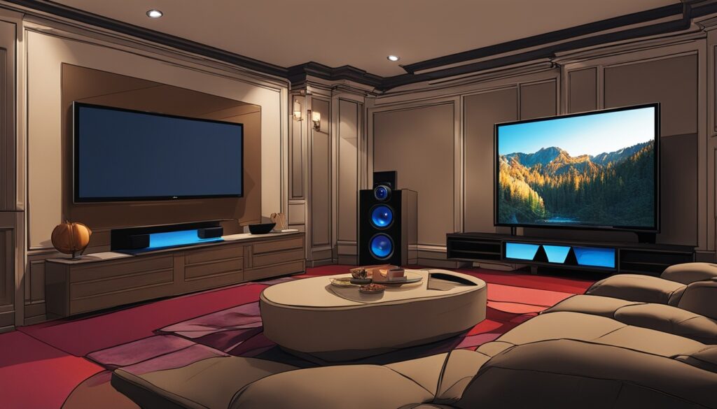 immersive home cinema setup