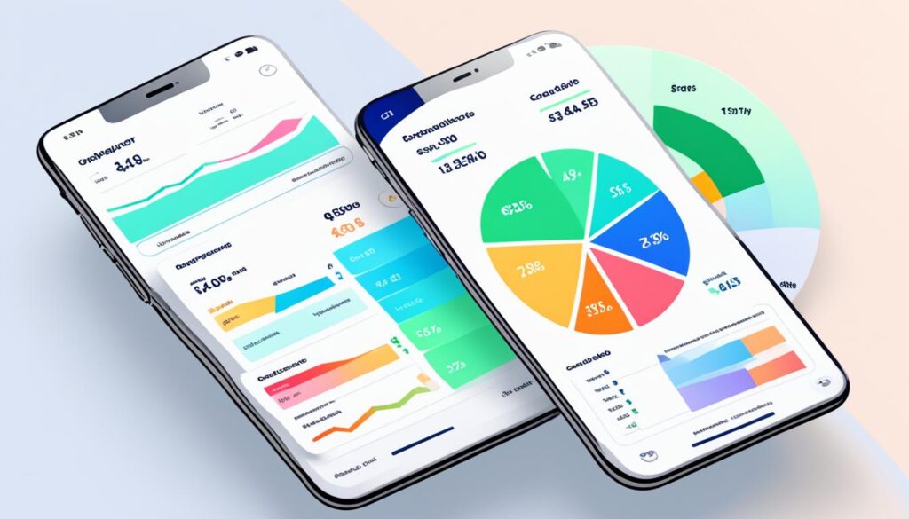 AI-assisted budgeting app interface