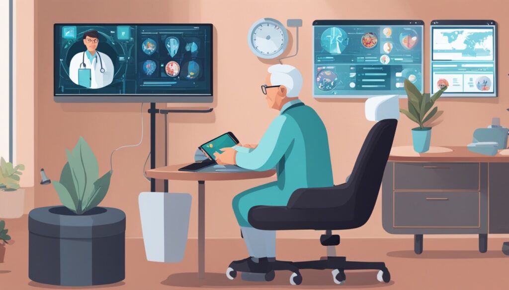 AI-driven telemedicine for elderly care