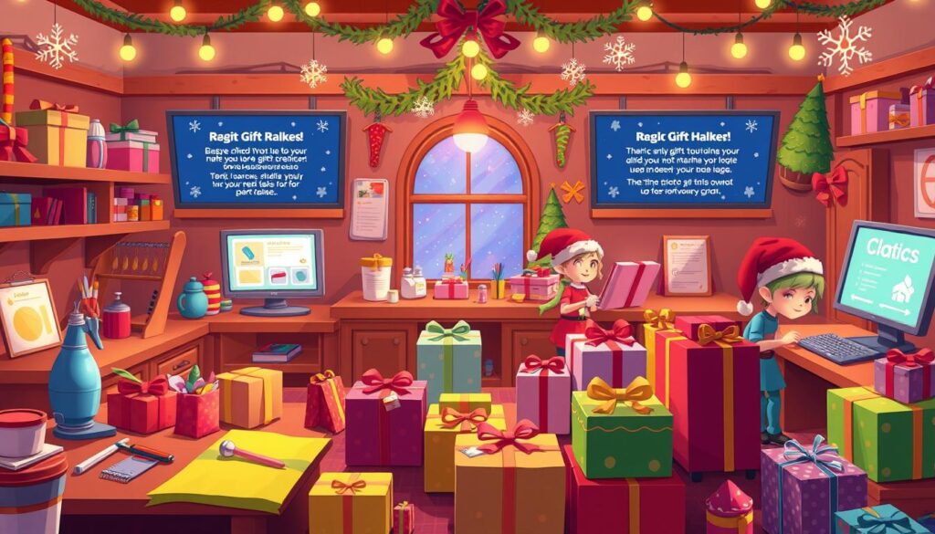 virtual gift making activities