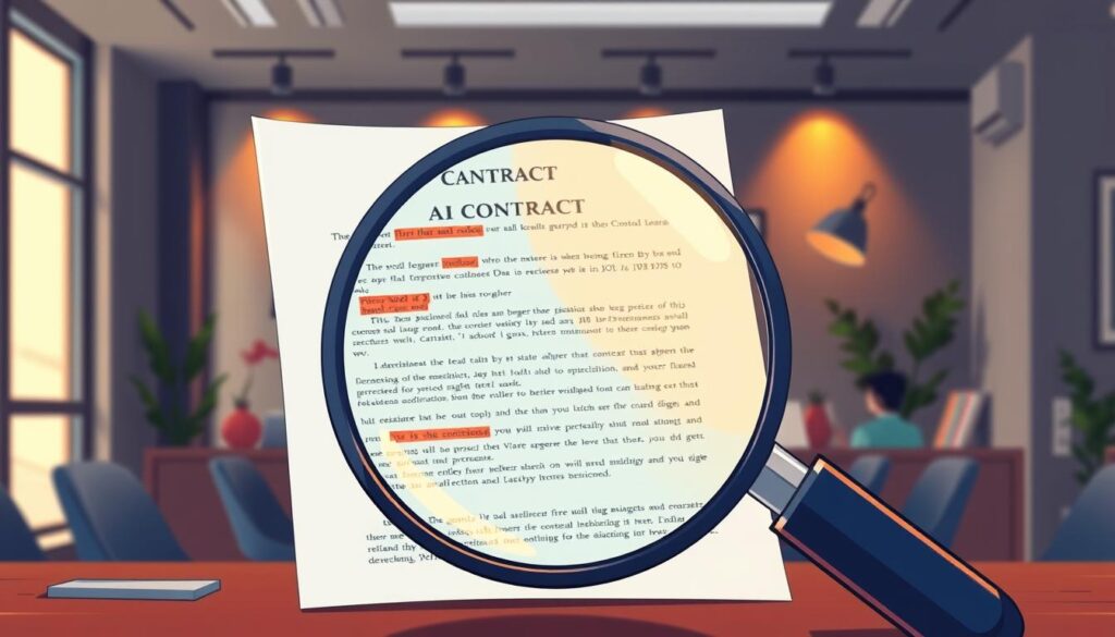 AI contract review red flag detection