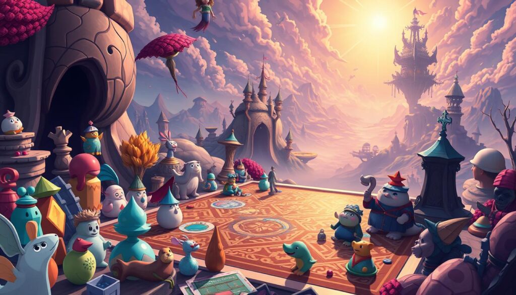 AI-generated artwork for board games