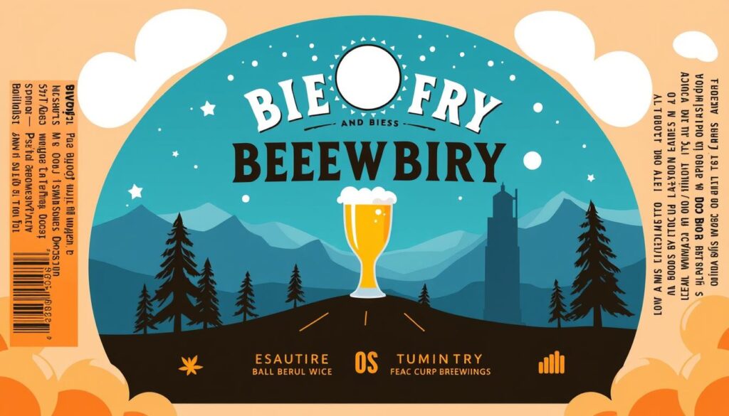 AI generated beer label design subscription