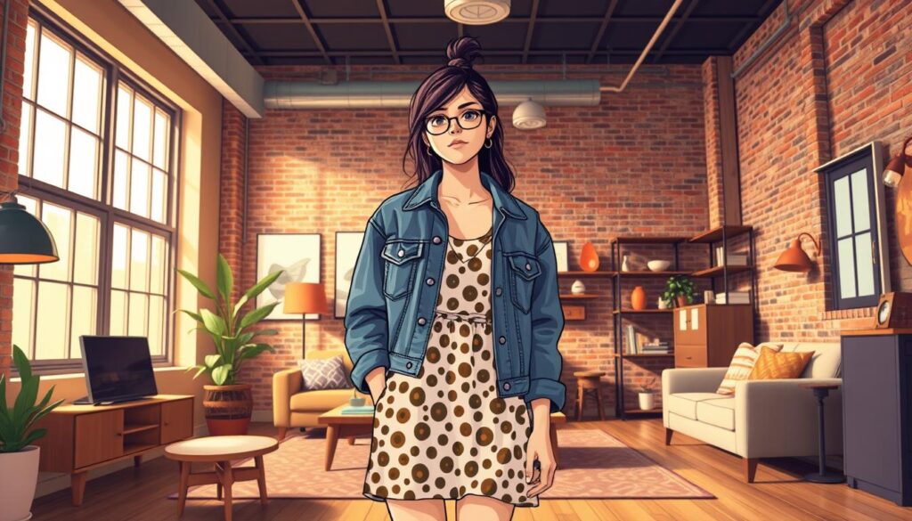 mixing vintage with contemporary styles