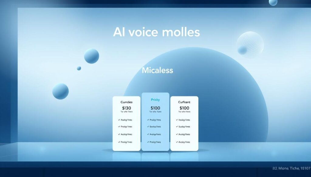 AI voice pricing models