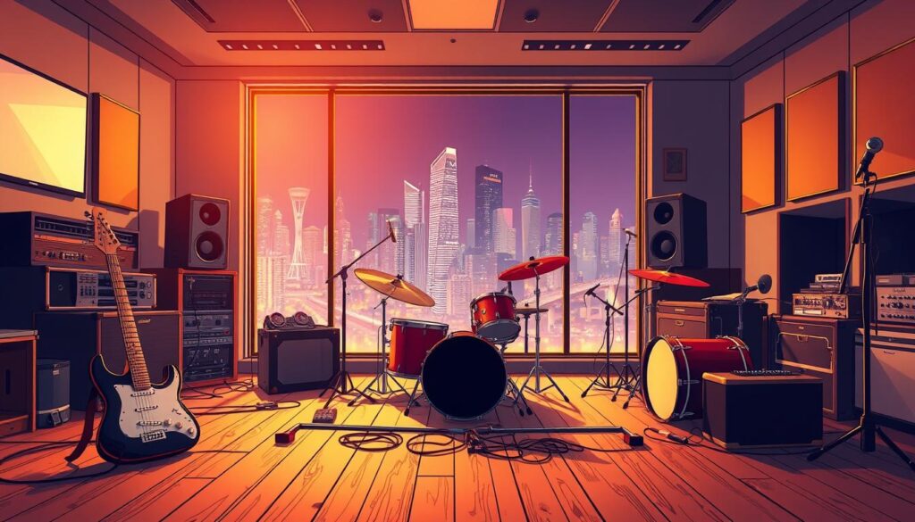 Algorithmic Garage Band features