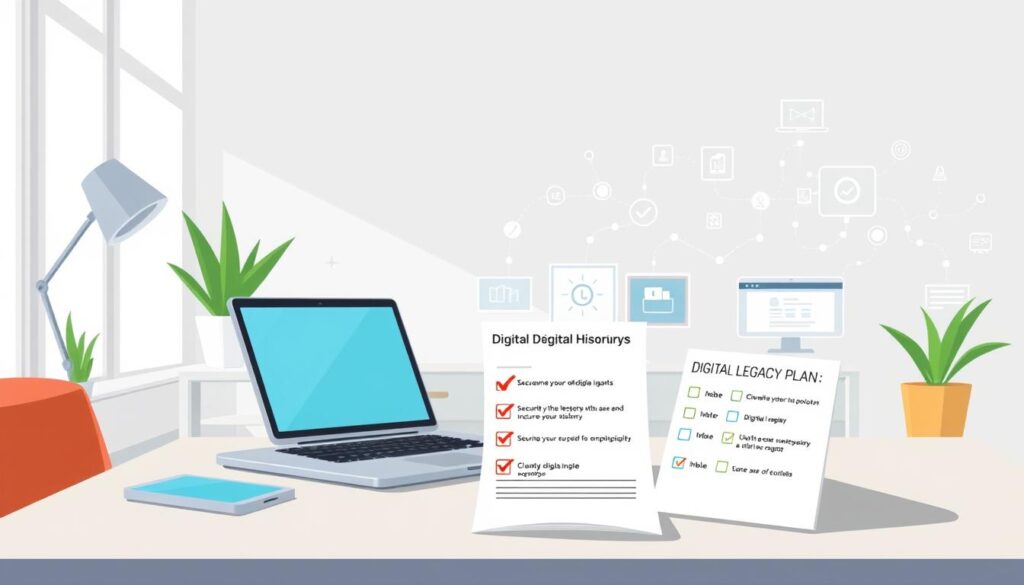 digital legacy plan setup
