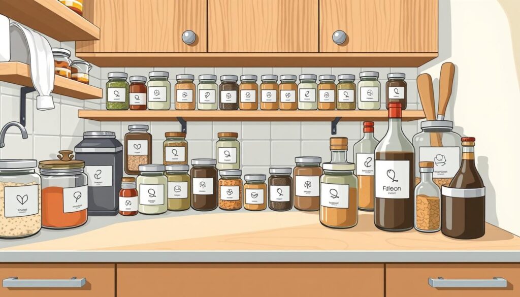 smart labels for kitchen organization