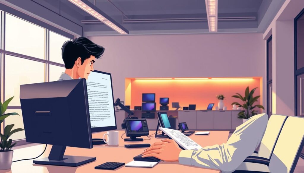 AI-powered essay review service