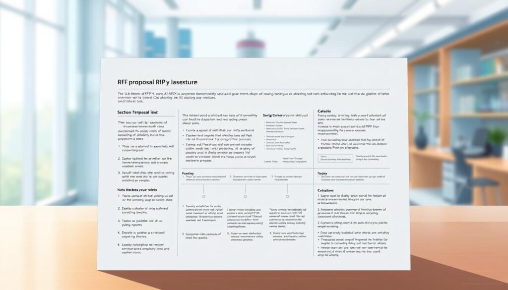RFP proposal structure