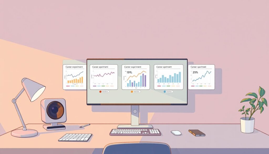 career experiment tracking system