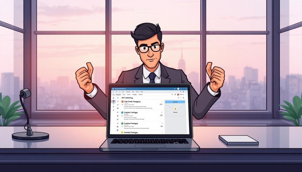 AI email gatekeeper setup