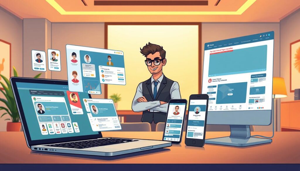 AI-enhanced online presence