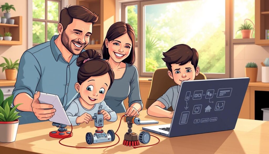 AI readiness family tech projects