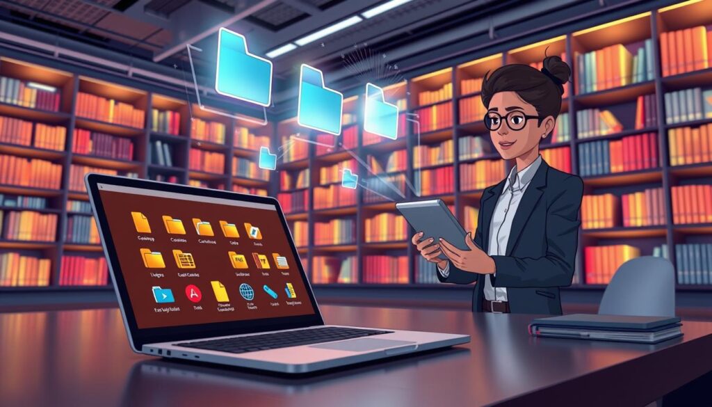 digital library organization