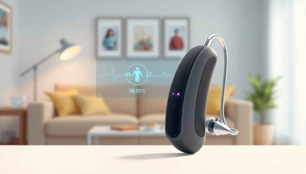 Hearing aid health tracking