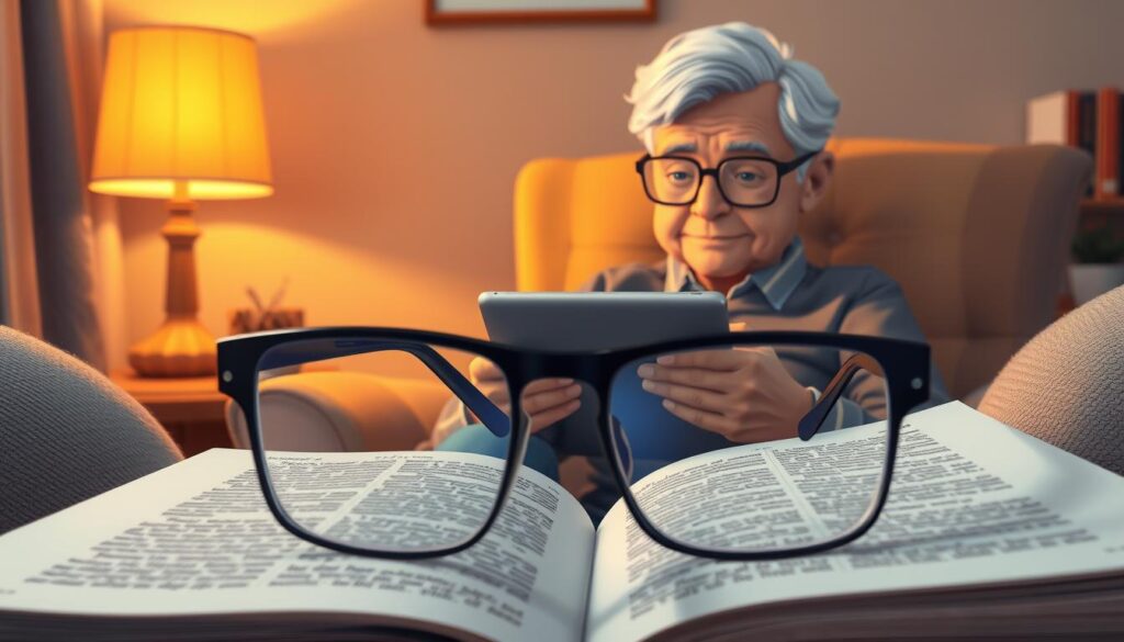 AI for Aging Eyes: Read More, Strain Less