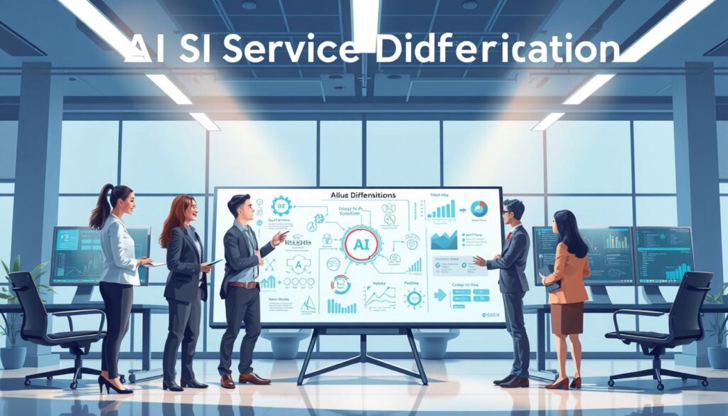 AI service differentiation